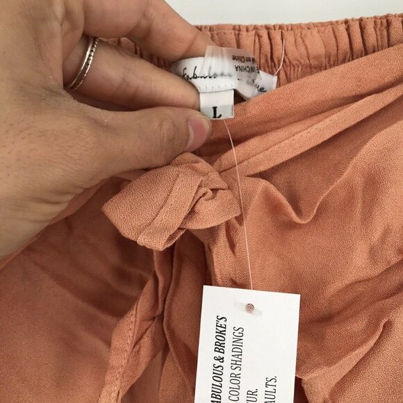 Young Fabulous & Broke Abigail Pants Henna Pluto L NWT $140 - Picture 5 of 11